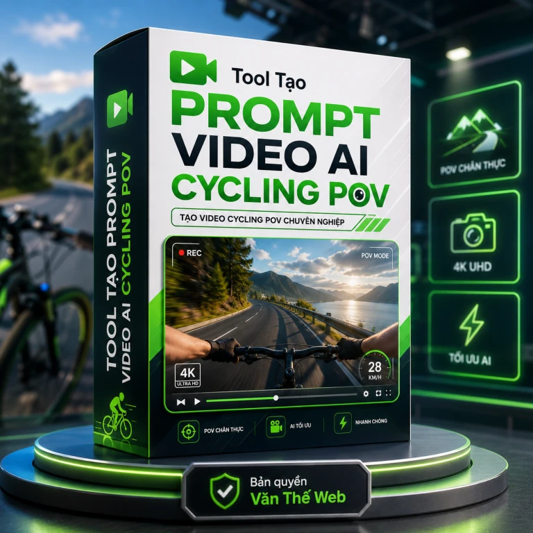Tool Tạo Prompt Video AI Cycling POV