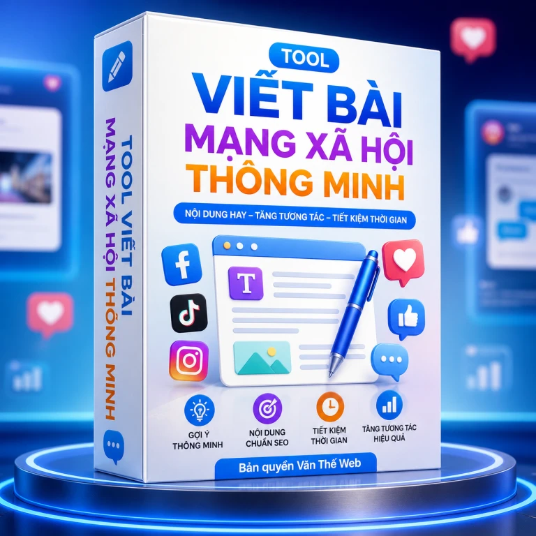 Tool Viết Bài Mạng Xã Hội Thông Minh