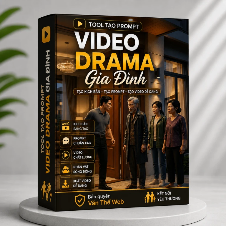 Tool Tạo Prompt Video Drama Gia Đình