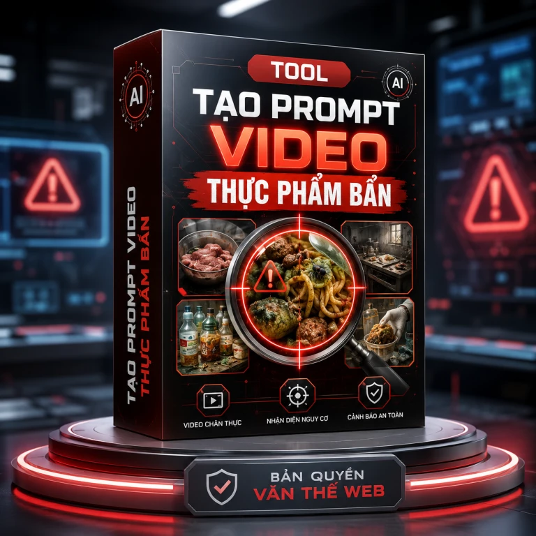 Tool Tạo Prompt Video Thực Phẩm Bẩn