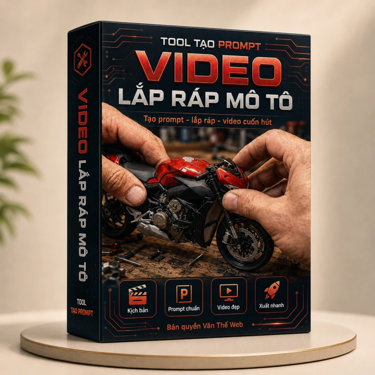 Tool Tạo Prompt Video Lắp Ráp Mô Tô