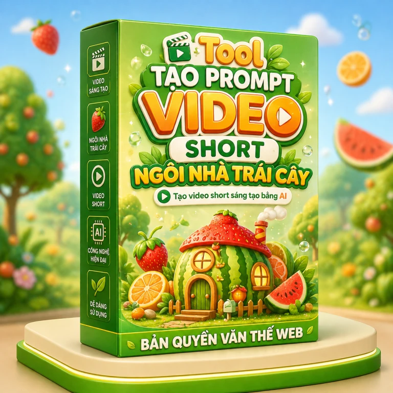 Tool Tạo Prompt Video Short Ngôi Nhà Trái Cây