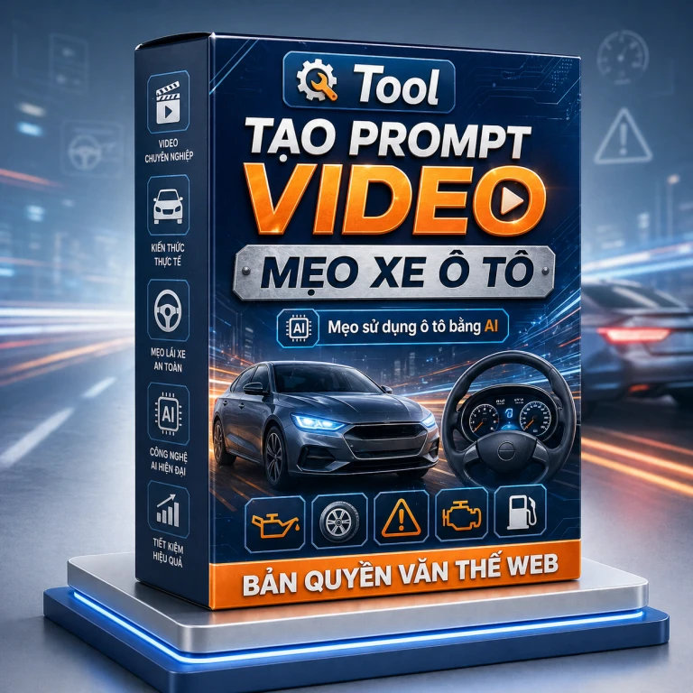 Tool Tạo Prompt Video Mẹo Xe Ô Tô