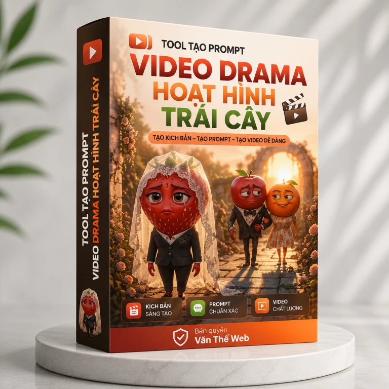 Tool Tạo Prompt Video Drama Hoạt Hình Trái Cây