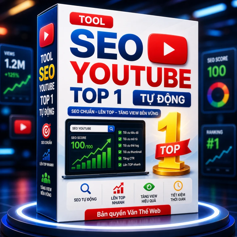 Tool SEO Youtube Top 1 Tự Động Vĩnh Viễn