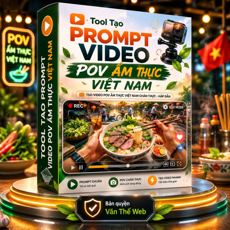 Tool Tạo Prompt Video Pov Ẩm Thực Việt Nam