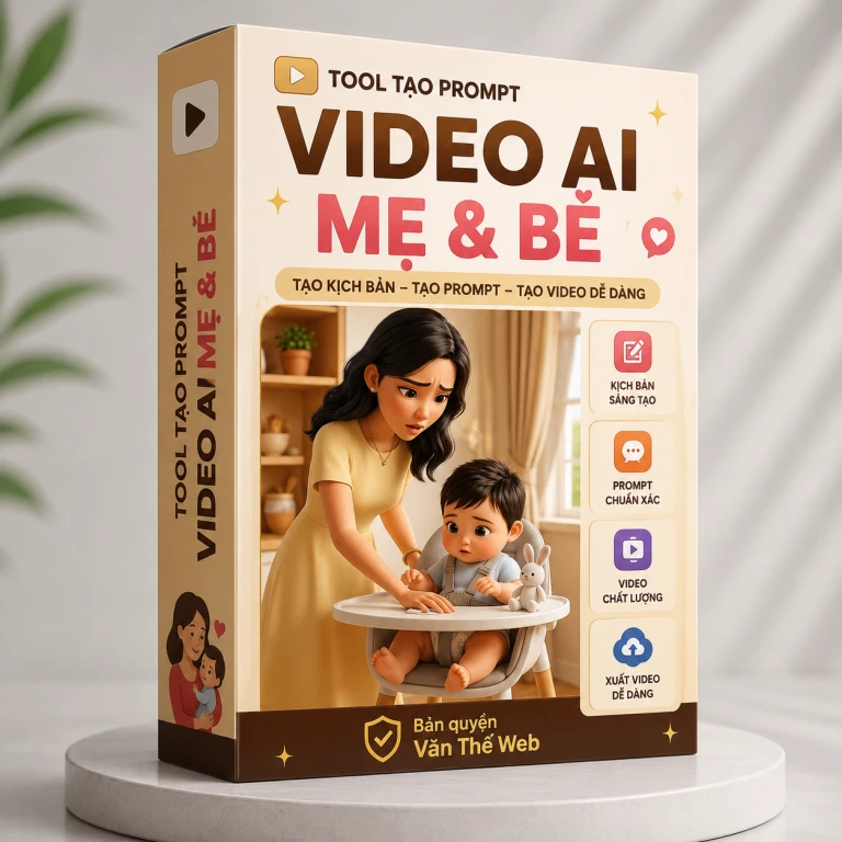 Tool Tạo Prompt Video AI Mẹ & Bé