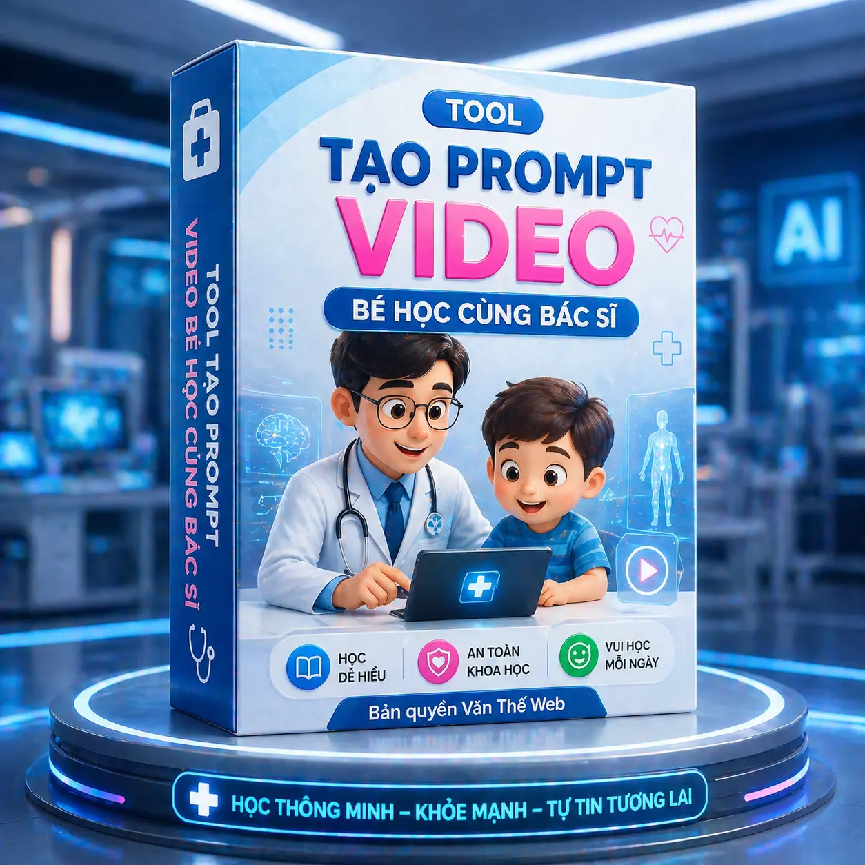 Tool Tạo Prompt Video Bé Học Cùng Bác Sĩ - ảnh 2