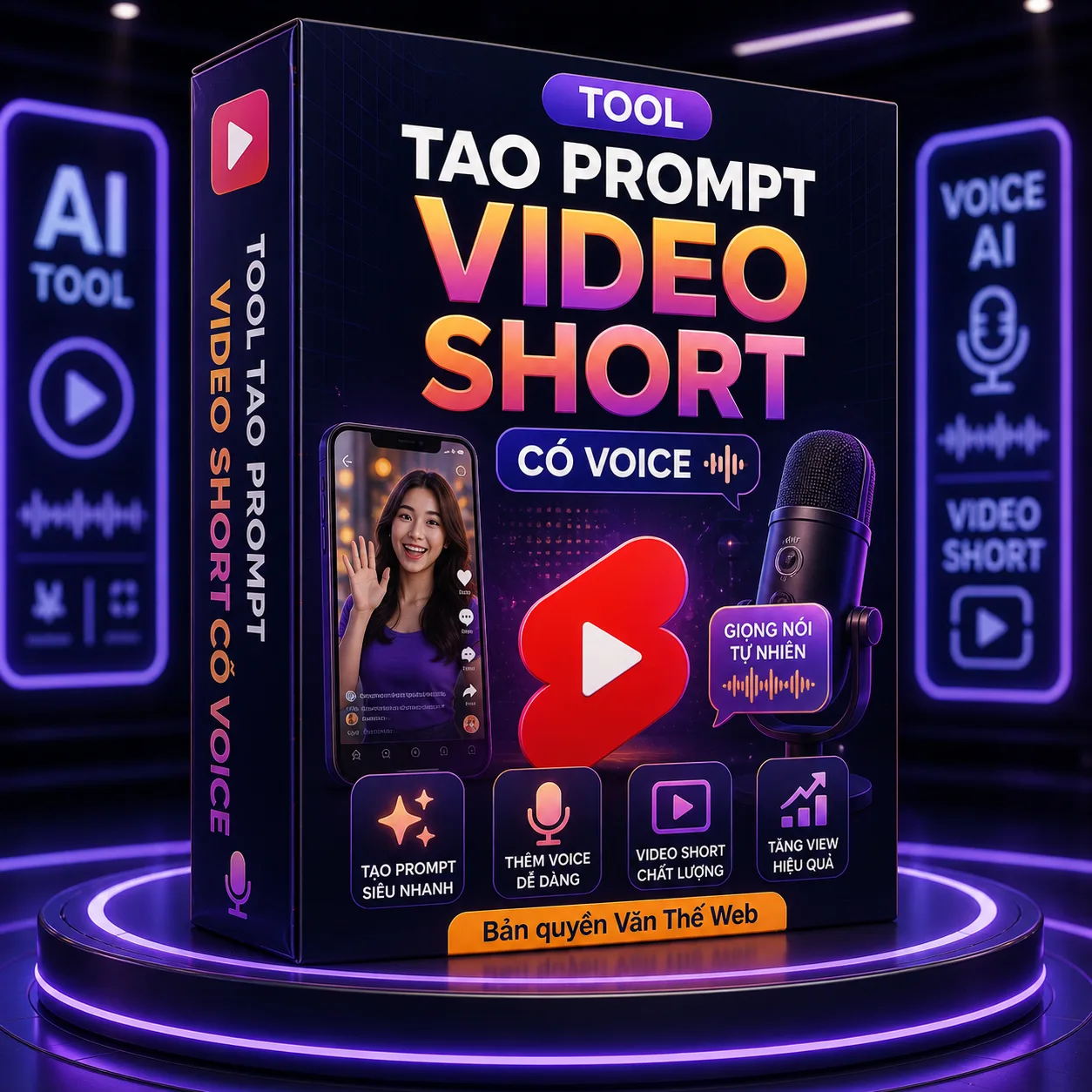 Tool Tạo Prompt Video Short Có Voice - ảnh 2